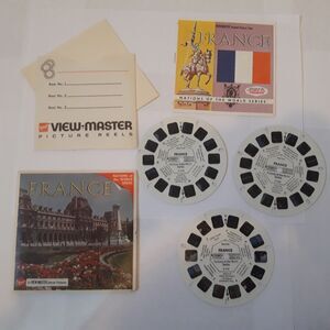 Vtg View-Master GAF B172 FRANCE Nation of The World Series 3 reels w/ booklet
